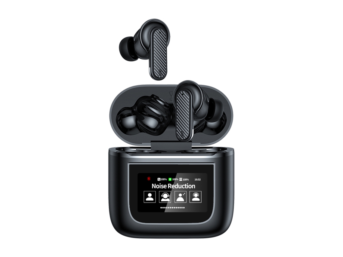 Auriculares Inalámbricos Bluetooth 5.3 Con Baja Latencia, Pantalla Táctica Inteligente Y Cancelación De Ruido.
