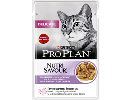 Pienso para Gatos PURINA Pro Plan (85g - Húmedo - Sabor: Pavo)