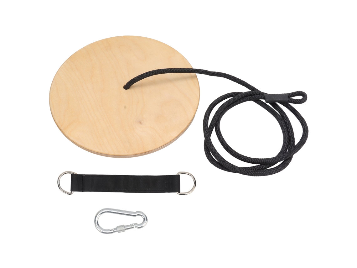 Columpio De Cuerda De 78,7 Pulgadas Con Plataforma De Madera Ajustable Para Jardín Exterior - Columpio De Cuerda Para Trepar