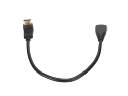 Cable De Extensión De Interfaz Multimedia Hd De Ángulo De 270 Grados Tipo A Macho A Hembra 1 Pie 4k 3d