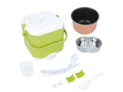 Mini Arrocera Eléctrica Portátil De 1,5 L Con Vaporera Antiadherente Para Arroz Y Sopas - Verde