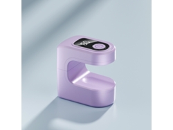 Lámpara de uñas (¡violeta!) con pantalla LCD y temporizador de 30/60 segundos, alimentación USB.