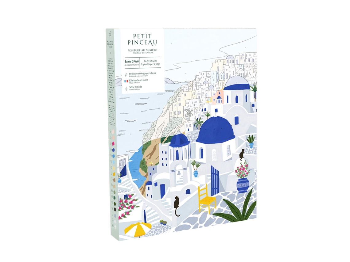 Pintura por números La Petite Epicerie Petit Pinceau 24,5x32,5cm Santorini 350023