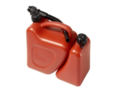 Bidon Gasolina Doble. Capacidad 5 + 2 Litros Homologado UN Con Canula MAURER