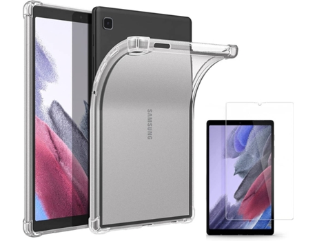 Kit Carcasa + Protector de Pantalla Samsung Tab S6 Lite Esquinas Reforzadas Transparente