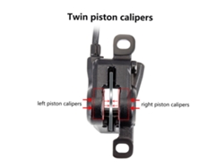 Kit De Frenos De Disco Hidráulicos Para Bicicletas Con Rotor De Acero Inoxidable De 160 Mm Y Pinza De Aluminio, Delantero Y Trasero.