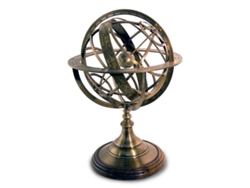 Esfera Armilar Decoración Náutico Colección World Map Signes Grimalt BY SIGRIS