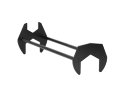 Llave de fregadero multifuncional de acero al carbono resistente para grifo y manguera, baño, tamaño grande
