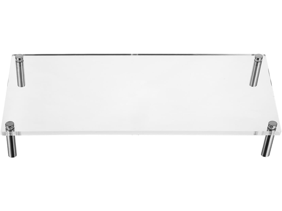 Soporte De Acrílico Transparente Para Monitor De Ordenador, 50x24 Cm.