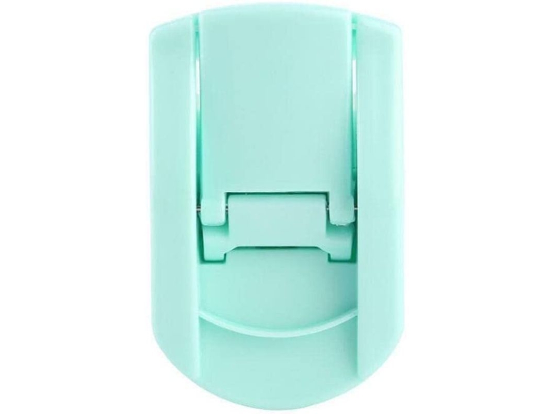 Rizador De Pestañas Mini Profesional Portátil E Indoloro Con Diseño Ergonómico Y Relleno De Silicona Reemplazable, Verde, 3,5*6 Cm