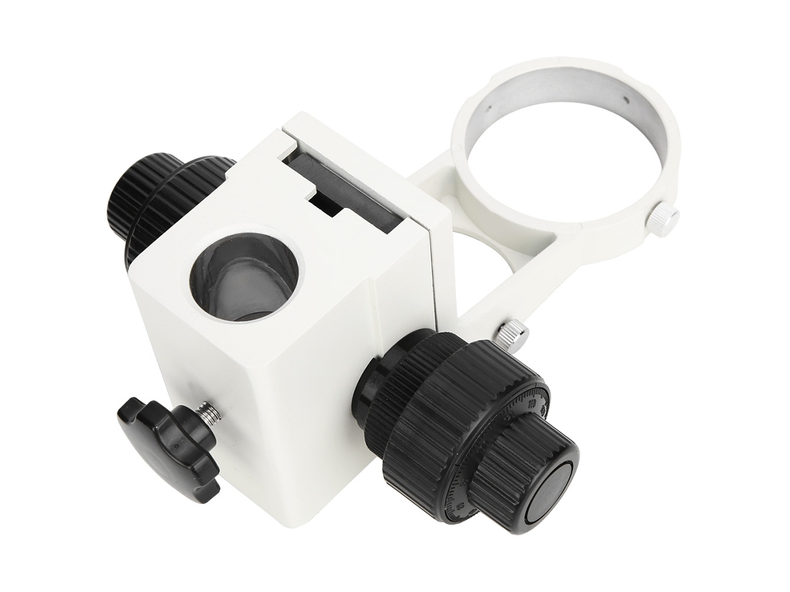 NEVEANCE Soporte Ajustable de Alta Precisión 0,002 mm Diámetro 76 mm para Microscopio Estéreo en Enseñanza Escolar