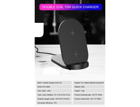 Cargador Rápido Plegable CHRONUS Blanco