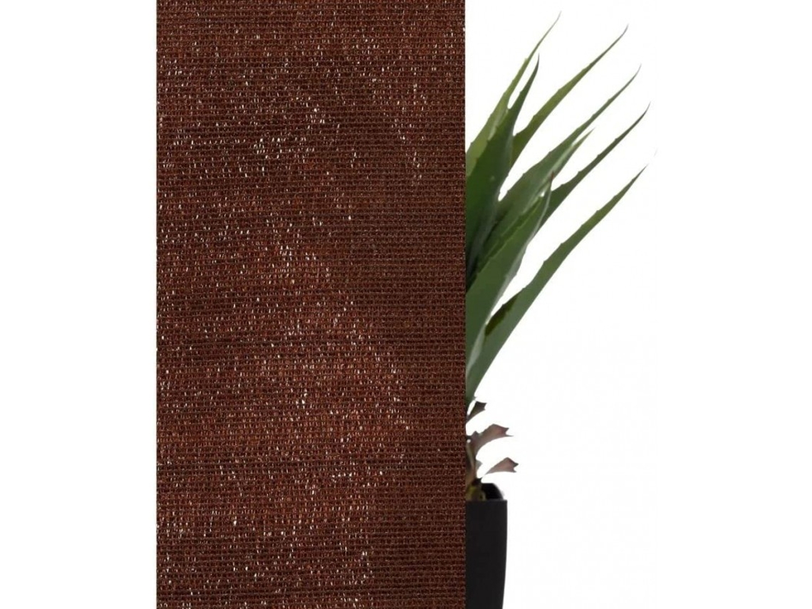 Malla De Sombreo 2x50 M | Ocultación Y Privacidad Para Terraza O Jardin | Malla De Ocultación Marrón 160 G/m2 | Ocultación 100 Suinga