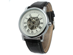 Reloj Automático Para Hombre Forsining, Resistente Al Agua Hasta 30 M, Acero Inoxidable Y Piel Sintética.