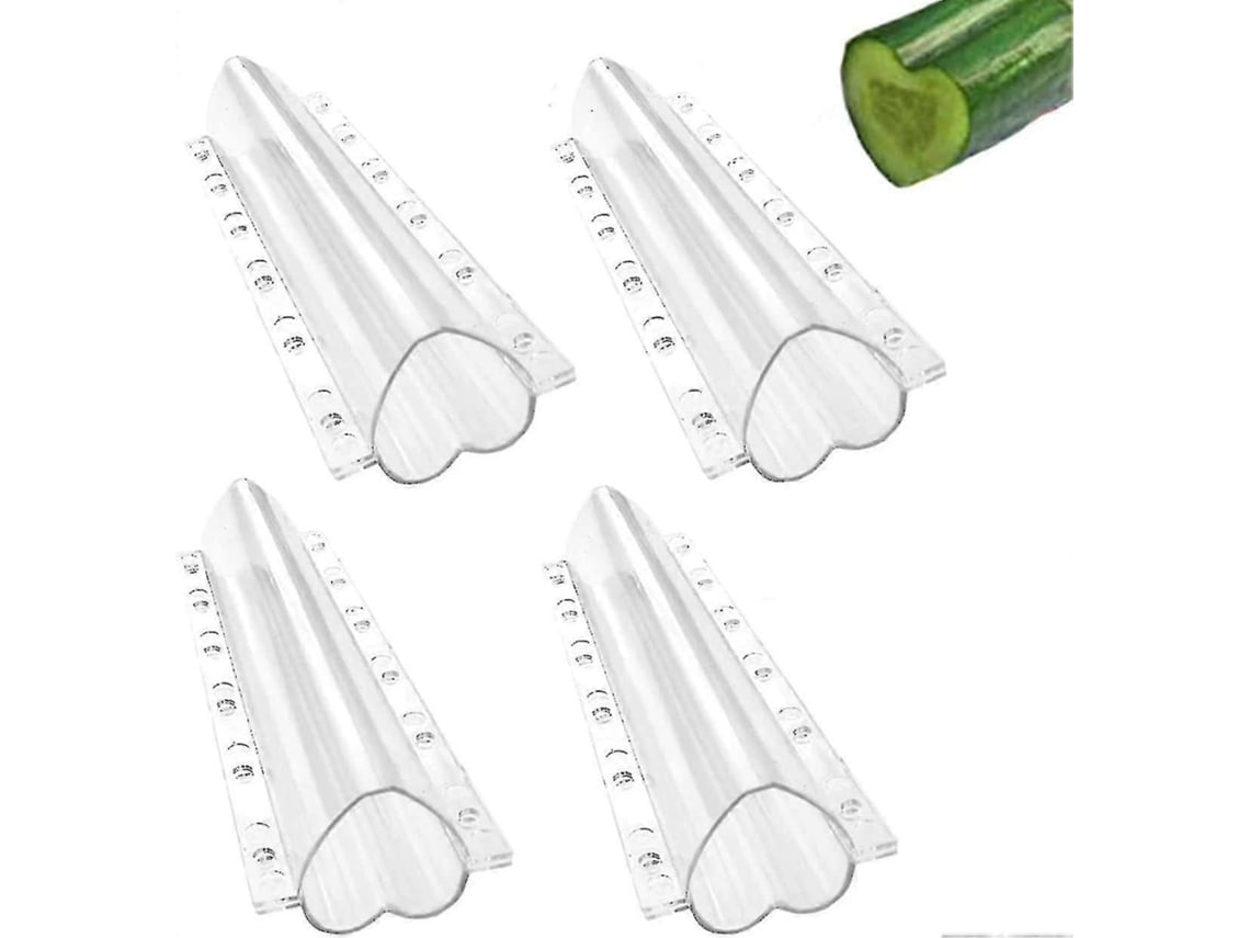 Rebe-4 Moldes Transparentes Para Cultivo De Pepinos Y Hortalizas Observación De Crecimiento Forma De Corazón