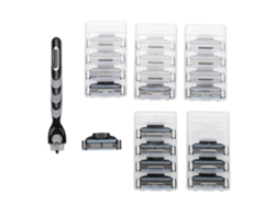 Cuchilla De Afeitar De 3 Capas Turbo Razor Mango 20 Piezas Herramienta De Cuidado Facial Masculino Clásico Safety Razor