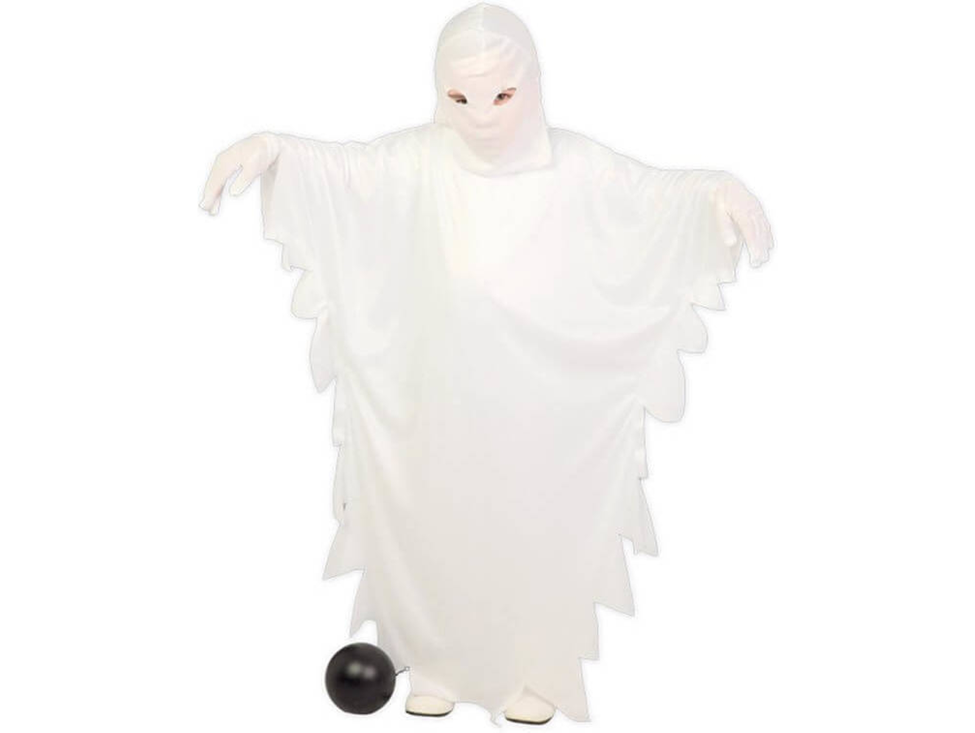 Disfraz de Niño DISFRAZZES Fantasma Blanco (Talla: 5 a 6 años)