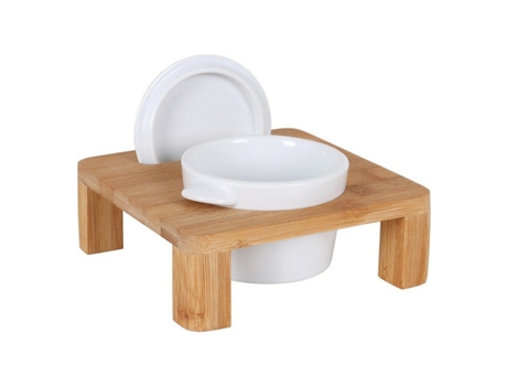 Soporte Cazuela Porcelana Bambú 17 x 17 x 6 cm