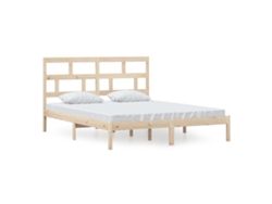 Maison Exclusive - Estructura De Cama De Madera Maciza De Pino 160x200 Cm