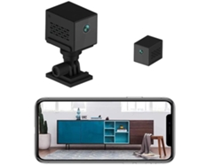 Cámara de seguridad wifi para interiores, cámara de vigilancia inalámbrica HD 1080p con audio, cámara de movimiento para interiores con aplicación para el hogar y la oficina USHION