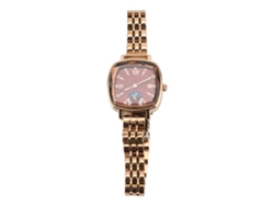 Reloj De Pulsera De Cuarzo Para Mujer, De Acero Inoxidable, Con Diamantes De Imitación De Lujo, Resistente Al Agua, Estilo Casual Y Moderno.