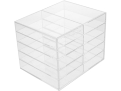 Portalápices acrílico, llavero, portalápices de escritorio, soporte para estante, transparente.