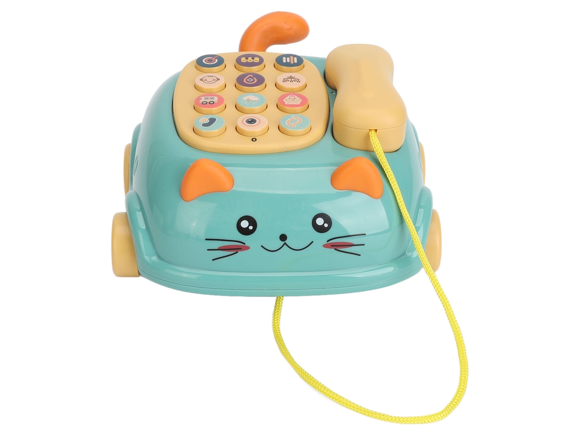 Vlola-juguete Teléfono Infantil Simulado Educativo Para Aprender Idiomas Con Sonido Claro Y Música