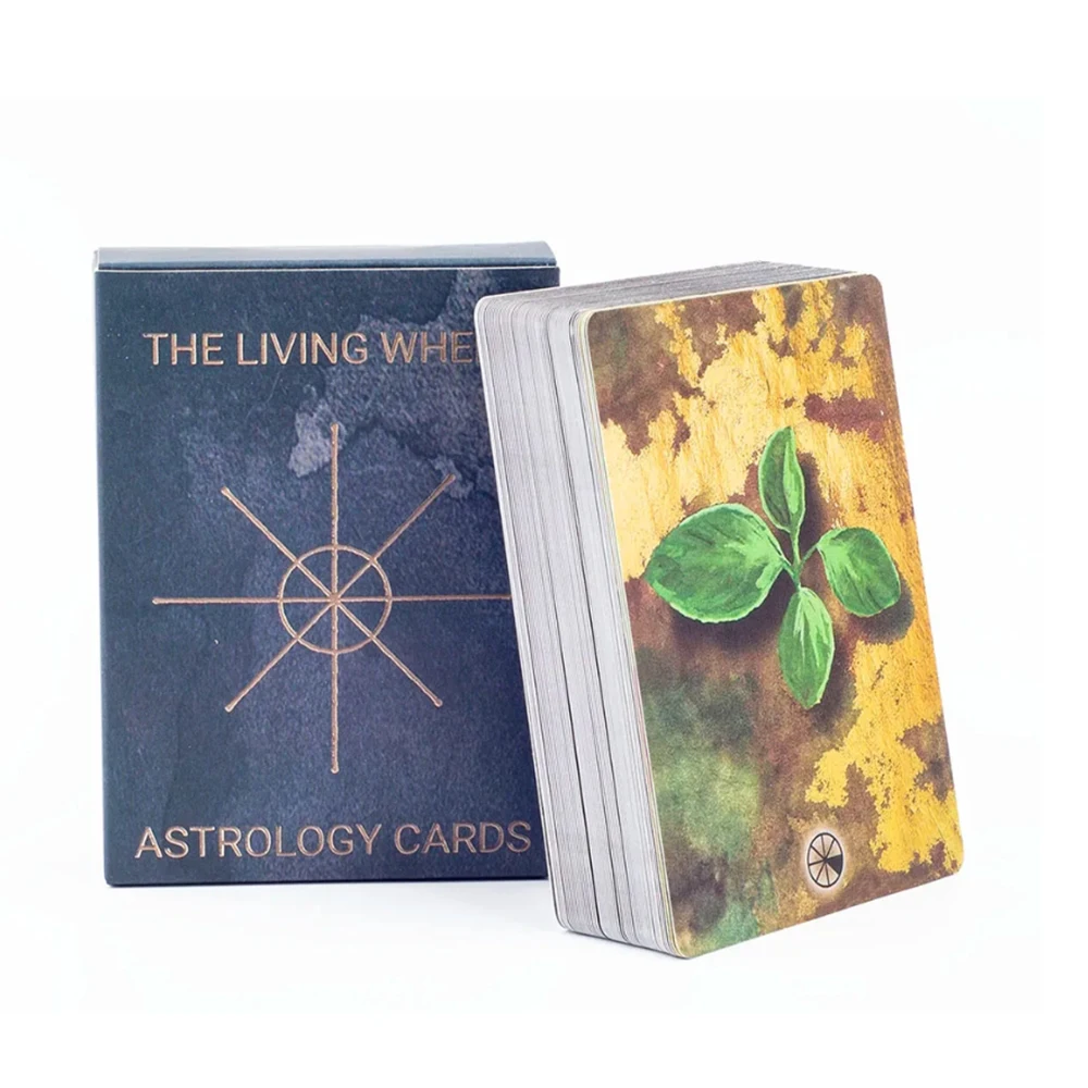 Cartas Astrológicas De La Rueda De La Vida, 55 Cartas Oráculo, 8,8 X 6,3 Cm
