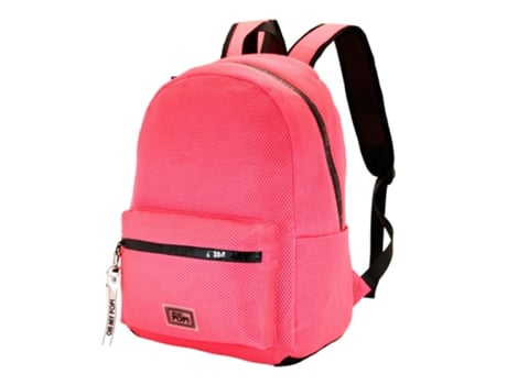 Oh My Pop! Fucsia Neon Mochila Mesh, Rosa