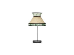 Lámpara de mesa pequeña Constantinopla Ø20x45cm 1xe14 Beige y Verde Fabrilamp (bombilla no incluida)