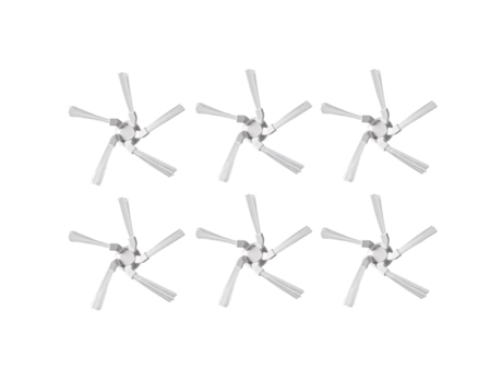 Para xiaomi dreame w10 escova lateral aspirador de pó escova lateral 6 unidades
