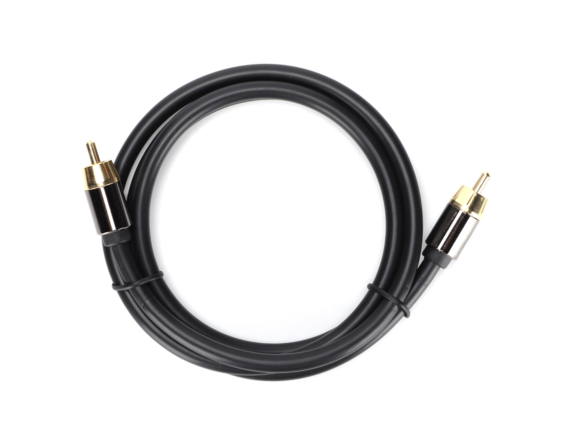 Cable Coaxial Rca Con Cabezal De Cobre Puro, Conector Rca Macho A Macho, Cable De Audio Coaxial