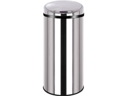 Cubo de Basura KITCHEN MOVE (Gris - Acero - 42 L)