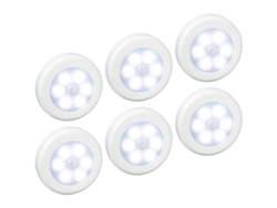 Luz Con Detector De Movimiento, 6 Led Iluminados Con Sensor De Movimiento