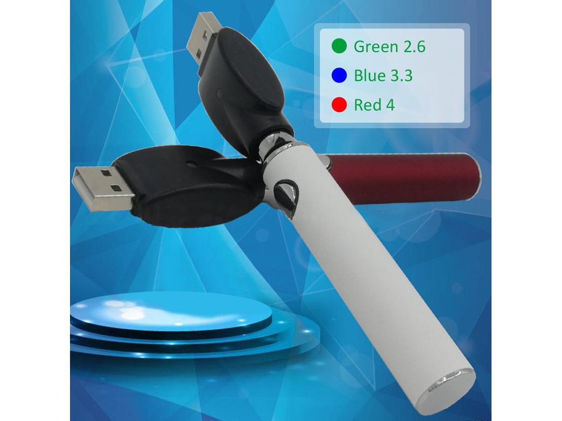 Bolígrafo con batería de larga duración, función de calentamiento rápido, adaptador USB inteligente.