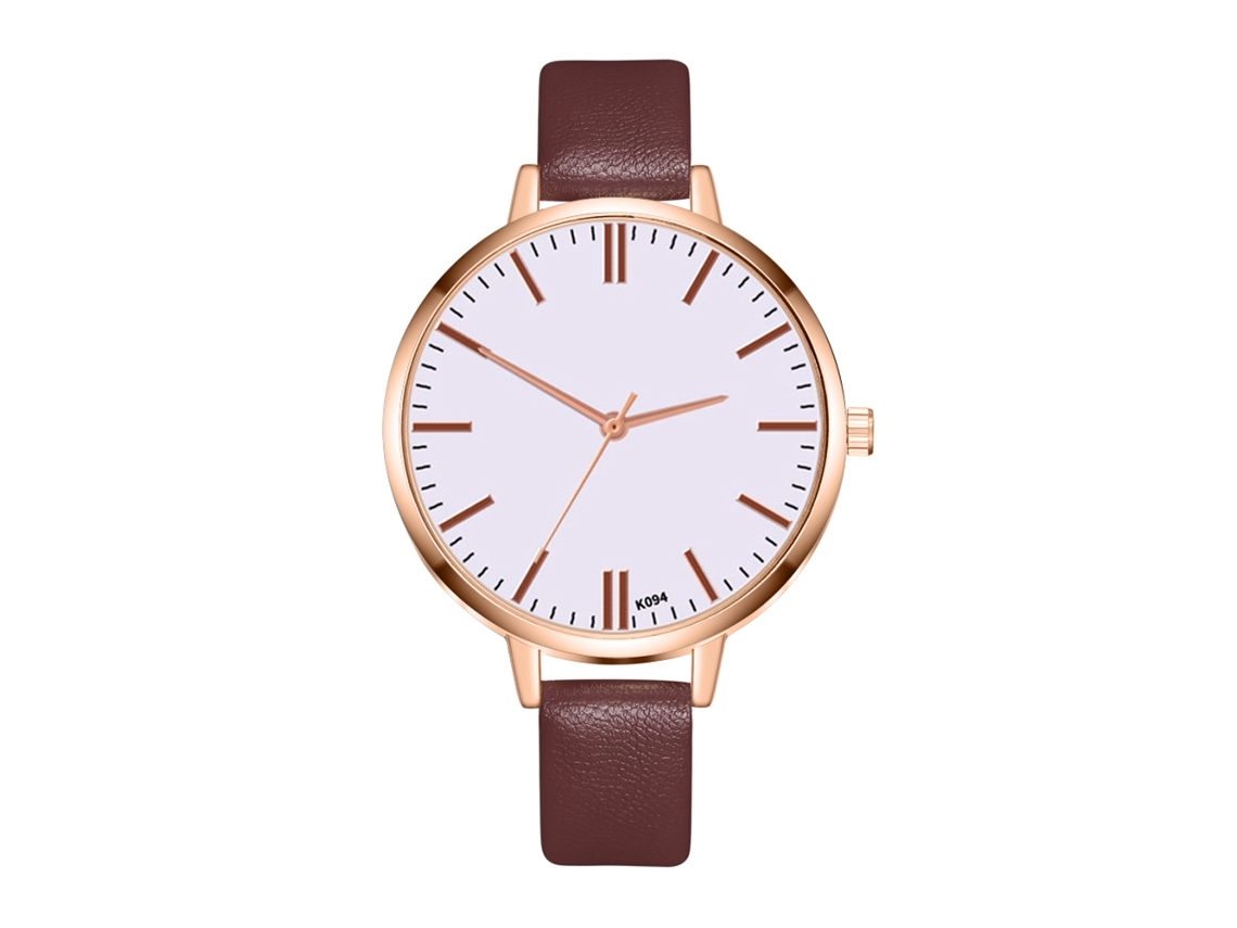 Reloj De Mujer Zhoulianfa Sunflower Fashion, Esfera Analógica De Cuarzo, Color Café.