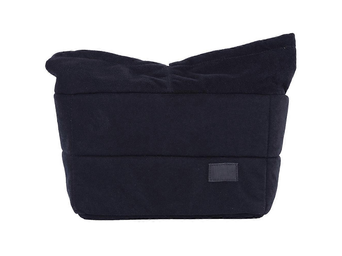 Bolsa protectora acolchada Saisiyiky con compartimento separador, a prueba de golpes, para cámara DSLR (negra)
