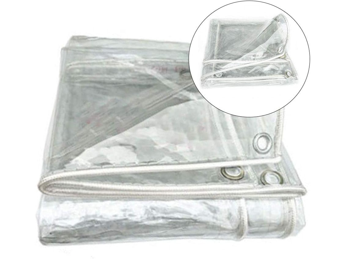 Cubierta Impermeable Exterior De Tela De Plástico Pvc Transparente Y Gruesa