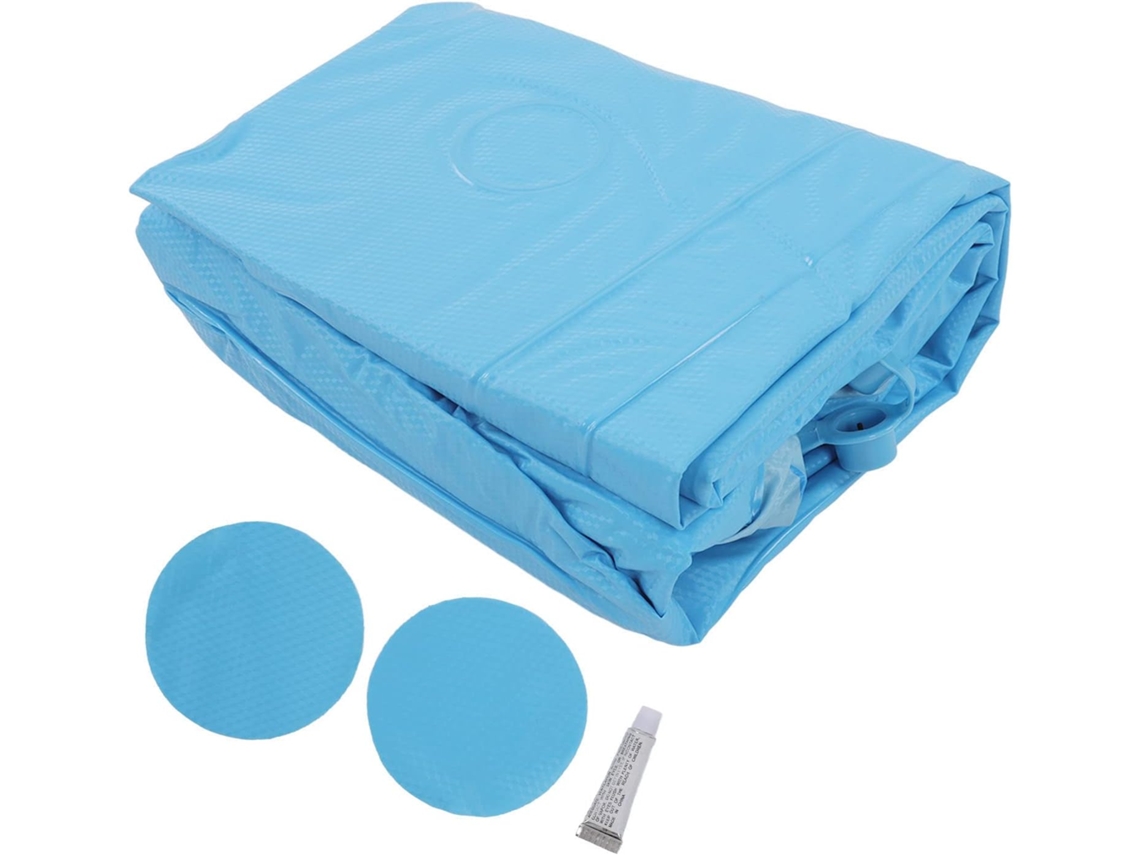 Piscina Inflable De Dibujos Animados Para Niños, Baño Doméstico Pvc Duradero, Azul