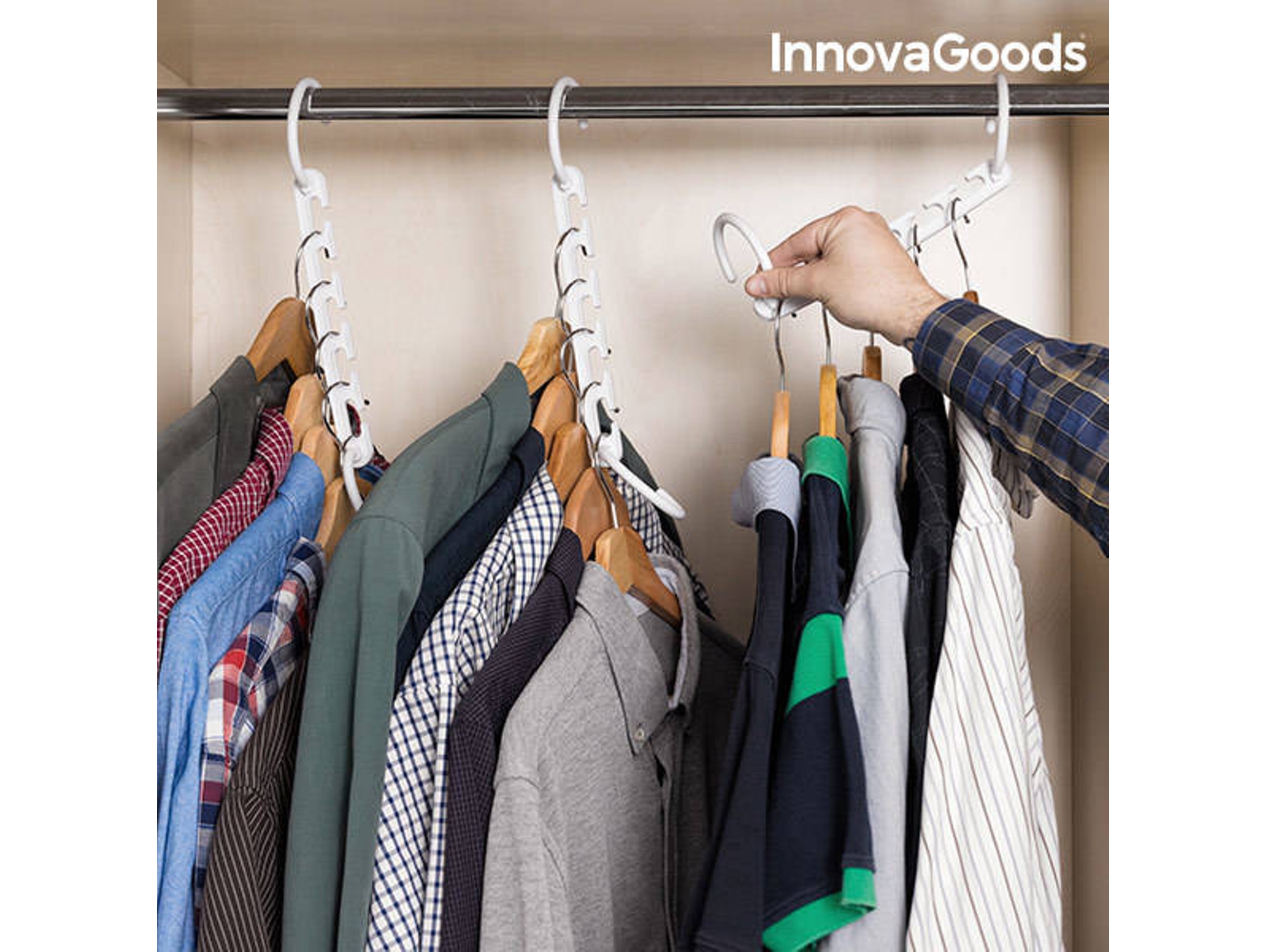 Organizador de perchas INNOVAGOODS (24 Unidades)