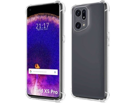 Carcasa para Oppo Find X5 Pro 5G TUMUNDOSMARTPHONE Antigolpes Transparente