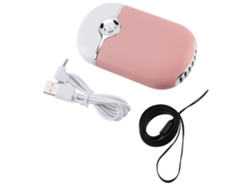 Ventilador USB sin aspas de color rosa