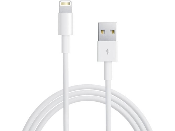 Cable APPLE MD818ZM/A (USB - Lightning - 1 m - Negro)
