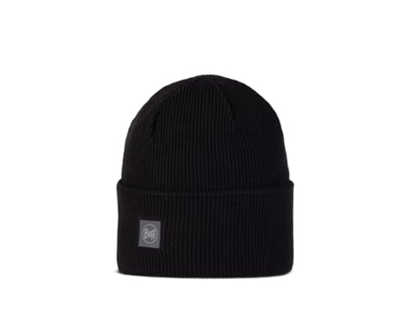 Gorra Unisex BUFF Crossknit Solid Negro (Talla Única)