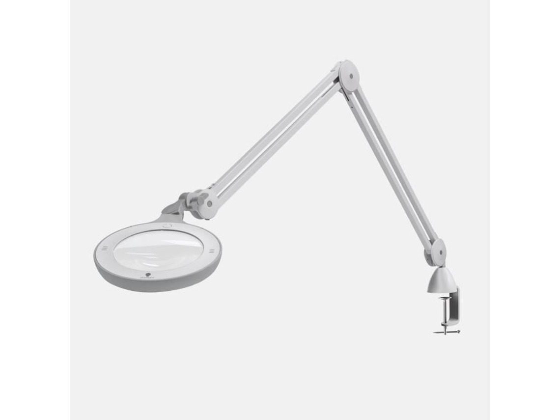 Lámpara de aumento Omega 5 - Luz diurna - Blanco - Lente de cristal - 3 dioptrías - 5 dioptrías