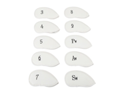 2026-10 Fundas Para Palos De Golf Protección Fuerte Anti Caída Estilo Ligero Portátil Para Golfistas Color Blanco