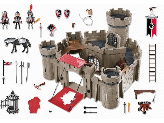 PLAYMOBIL Knights: Castillo de los Caballeros del Halcón (Edad Mínima: 4)