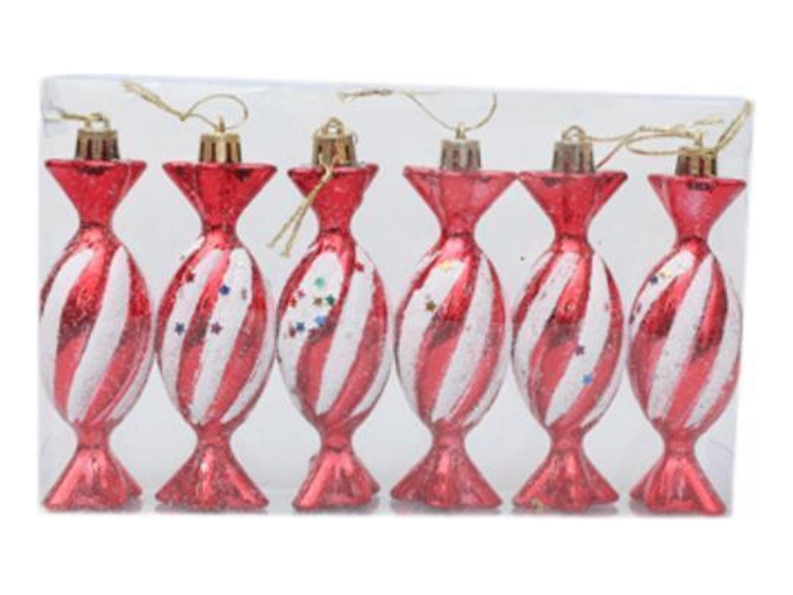 X 6 Adornos Navideños De Para Colgar En El De Navidad