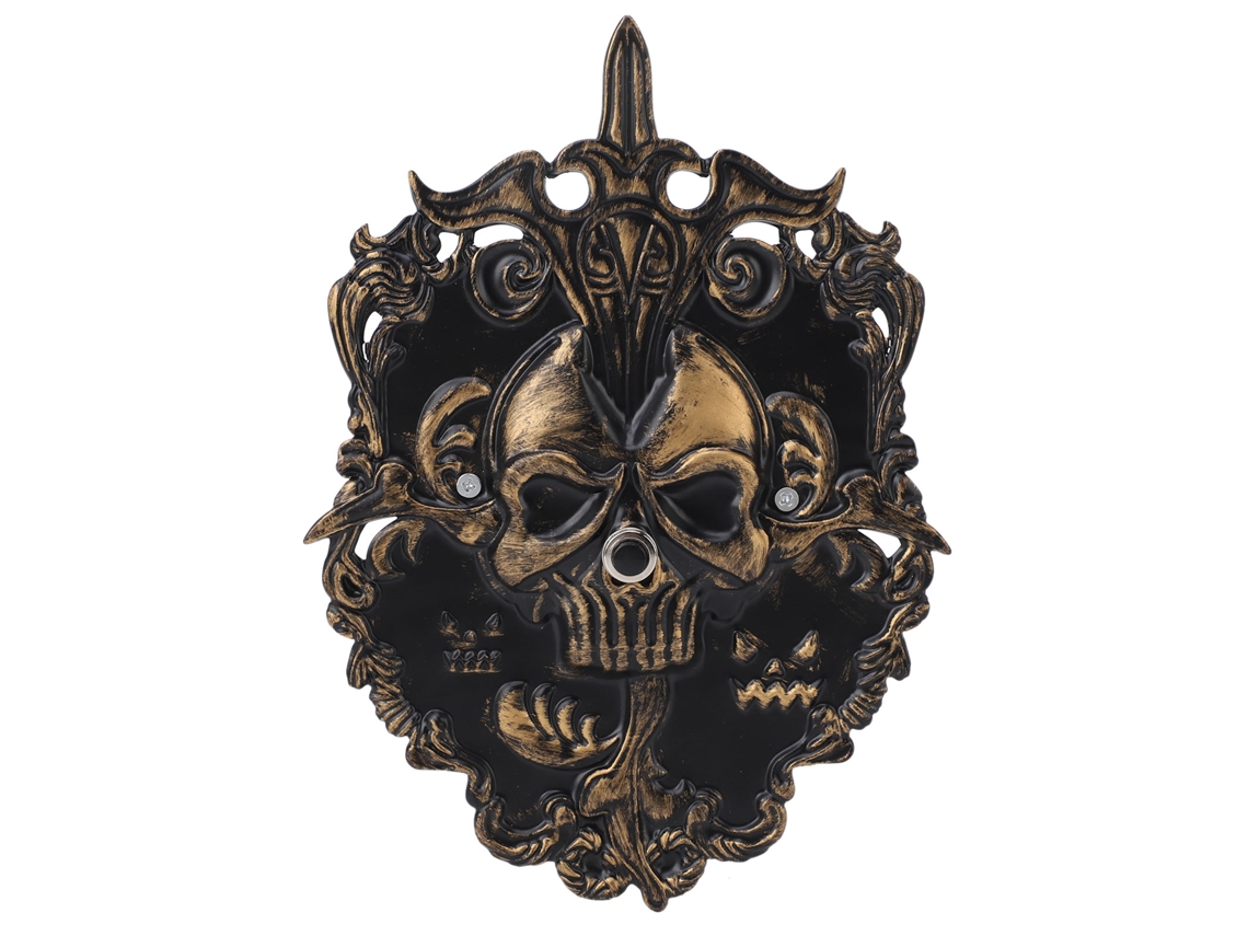 Timbre De Puerta Decorativo Antiguo Esqueleto Asustador Con Sonido Para Decoración De Puertas Y Fiesta
