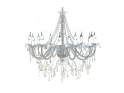 Candelabro Luminaria con 1600 Cristales